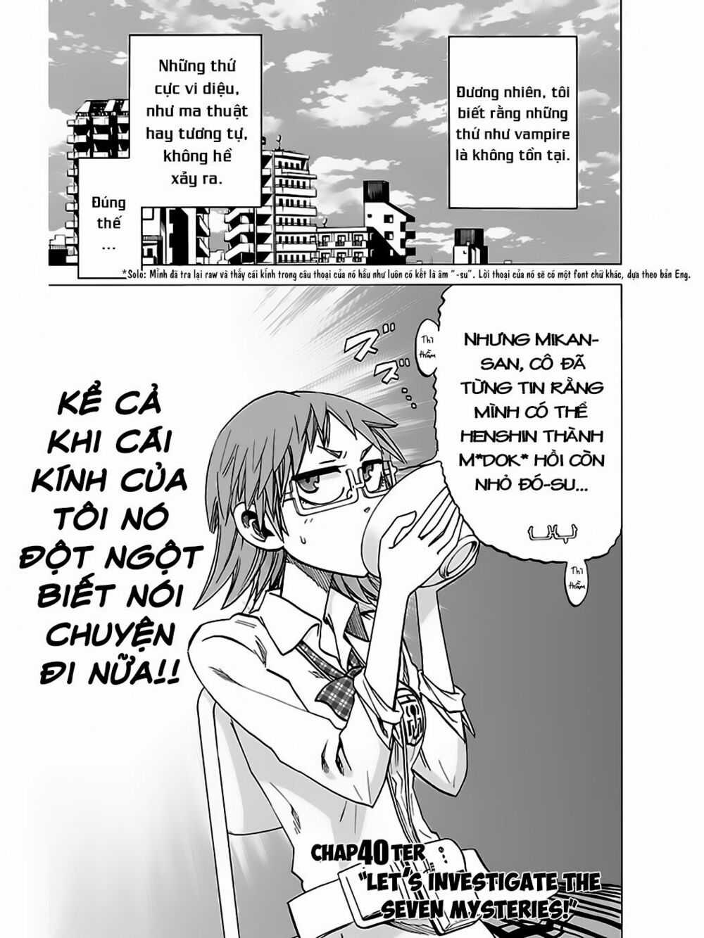 Jitsu Wa Watashi Wa Information Chapter 40: Hãy điều tra Bảy bí ẩn trường học nào!! trang 3