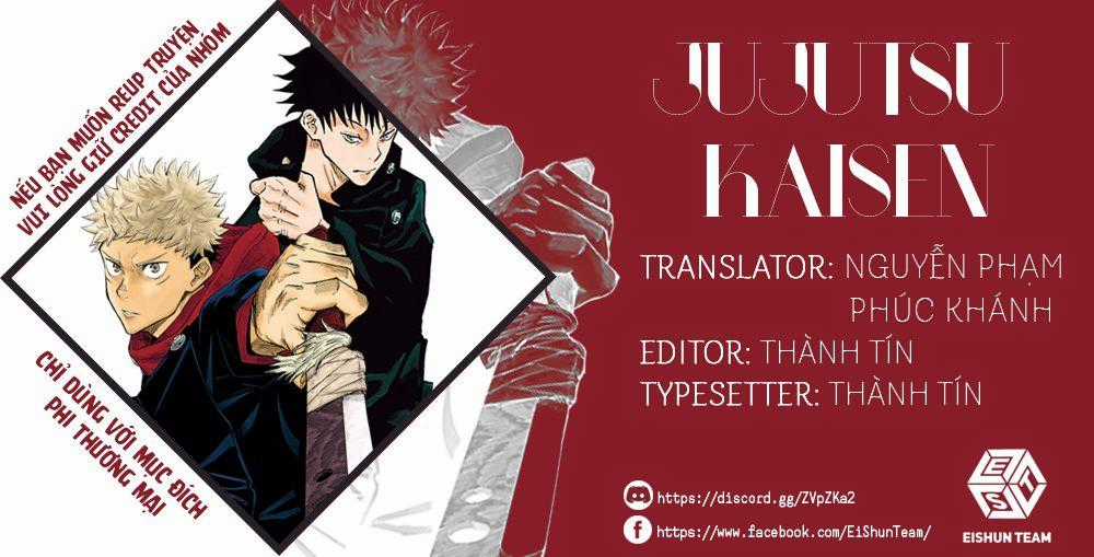 Jujutsu Kaisen - Chú Thuật Hồi Chiến Chapter 14 trang 0