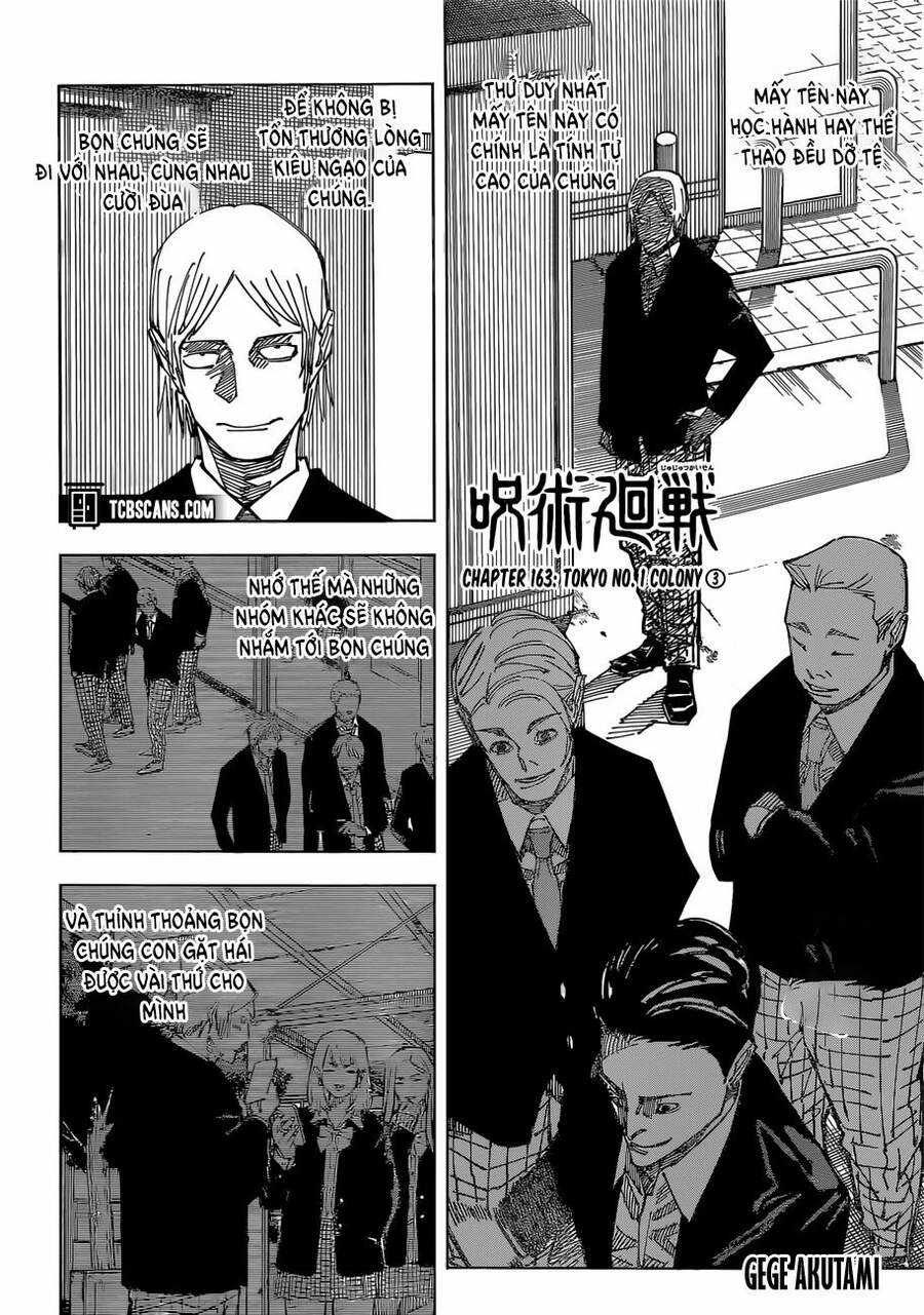 Jujutsu Kaisen - Chú Thuật Hồi Chiến Chapter 163 trang 1