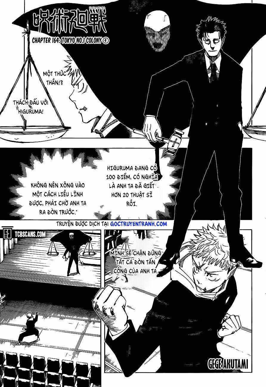 Jujutsu Kaisen - Chú Thuật Hồi Chiến Chapter 164 trang 0