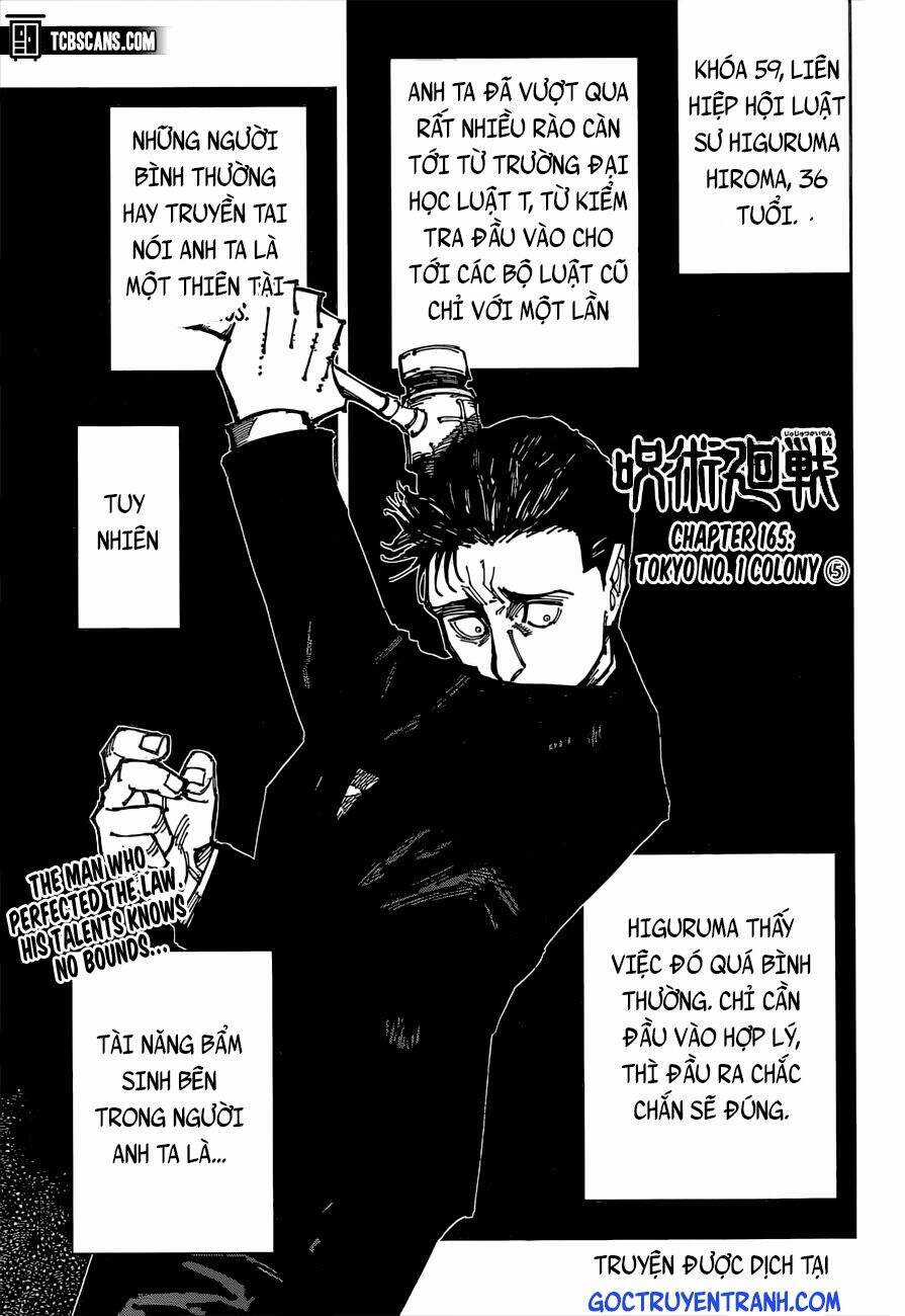 Jujutsu Kaisen - Chú Thuật Hồi Chiến Chapter 165 trang 0