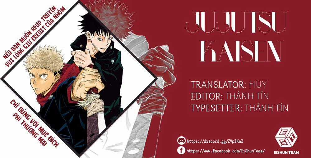 Jujutsu Kaisen - Chú Thuật Hồi Chiến Chapter 17 trang 1