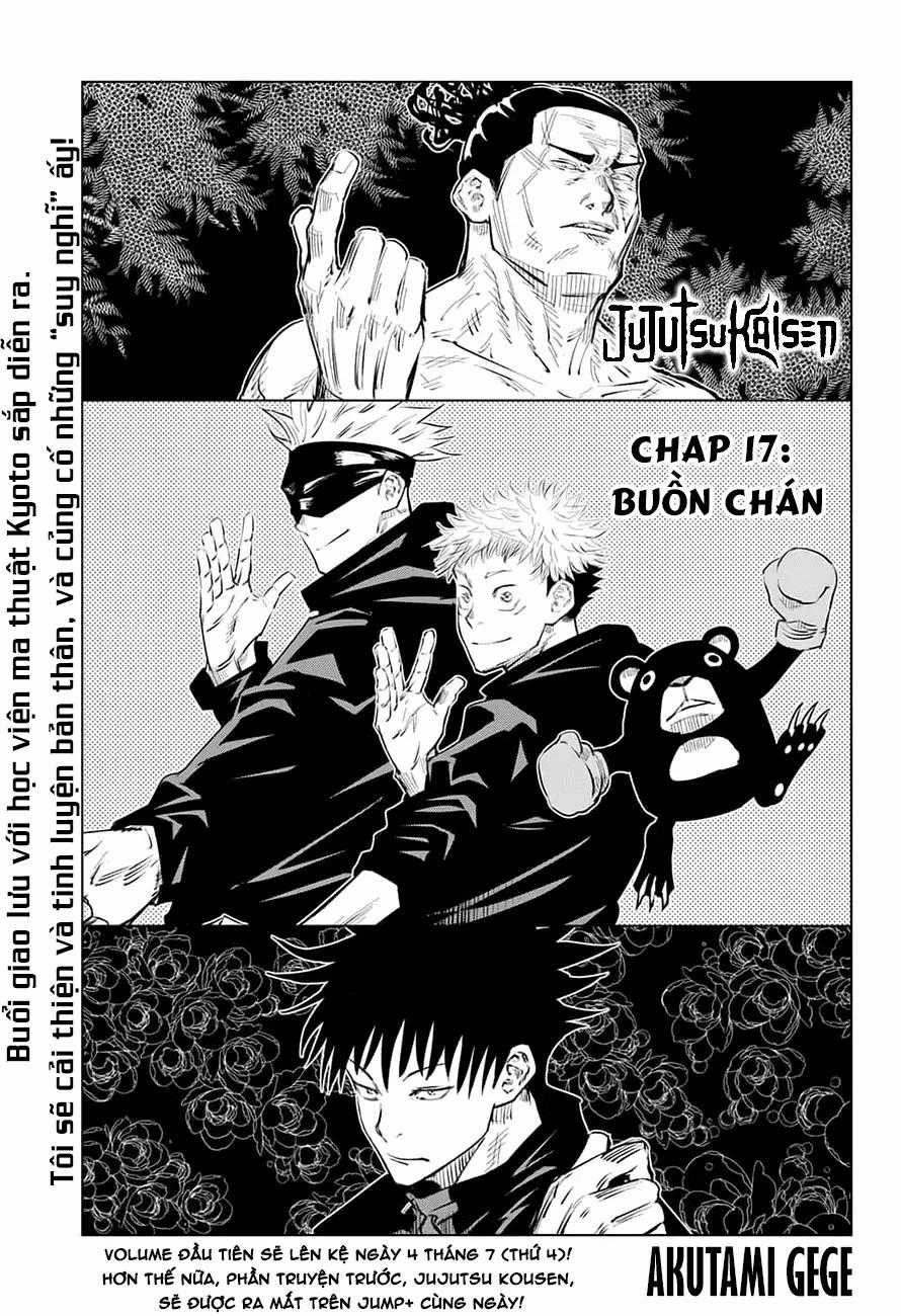 Jujutsu Kaisen - Chú Thuật Hồi Chiến Chapter 17 trang 2