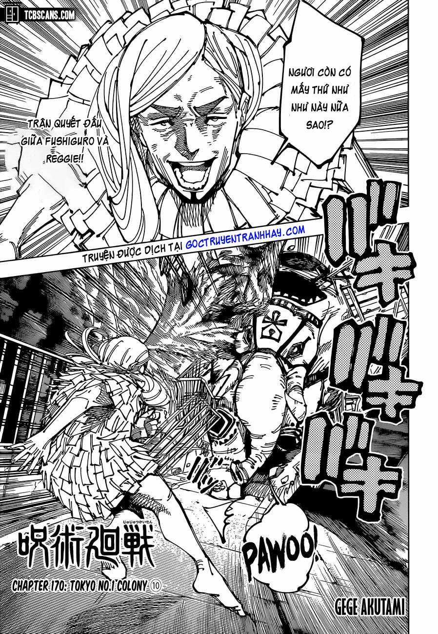 Jujutsu Kaisen - Chú Thuật Hồi Chiến Chapter 170 trang 1