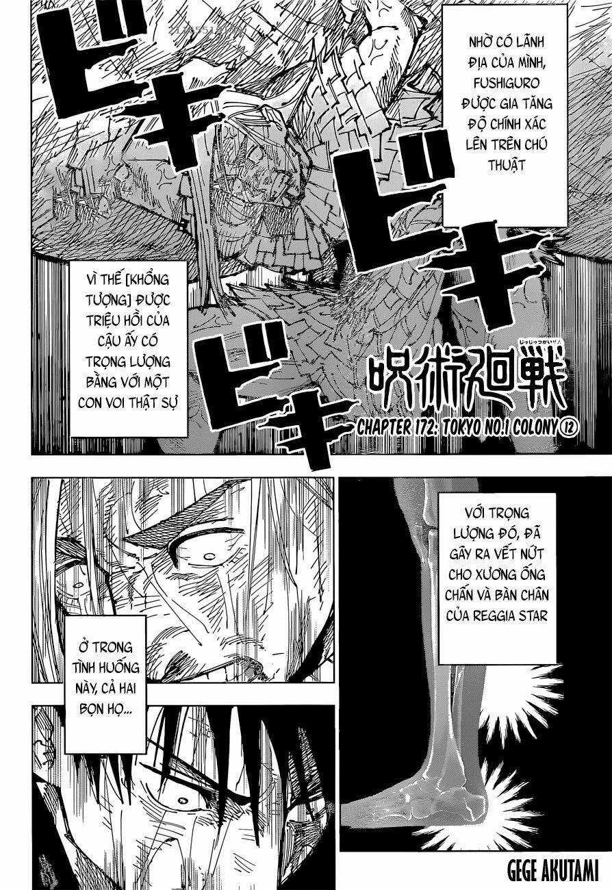 Jujutsu Kaisen - Chú Thuật Hồi Chiến Chapter 172 trang 1