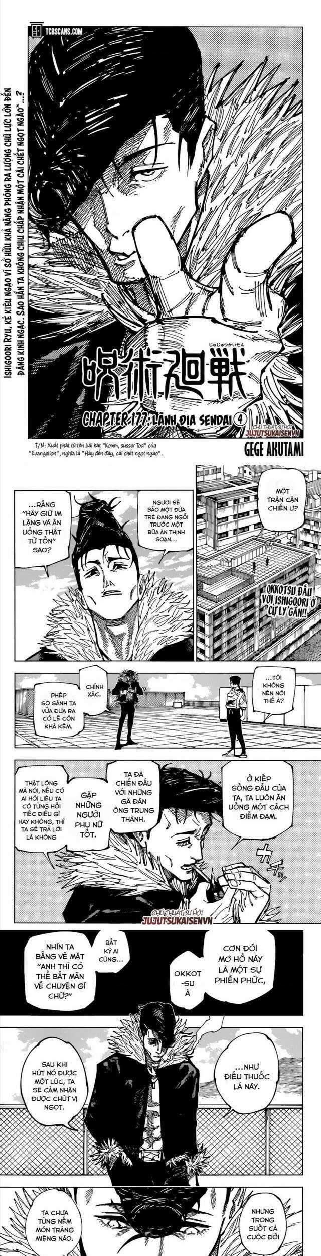 Jujutsu Kaisen - Chú Thuật Hồi Chiến Chapter 177 trang 0
