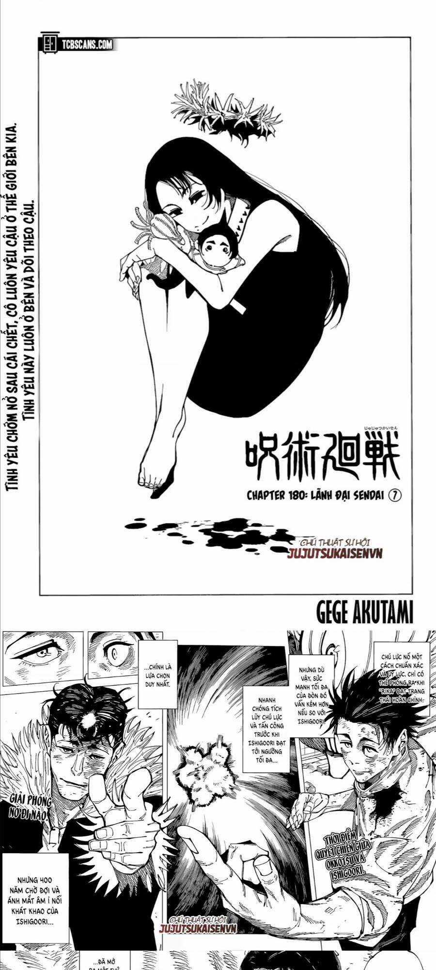 Jujutsu Kaisen - Chú Thuật Hồi Chiến Chapter 180 trang 0