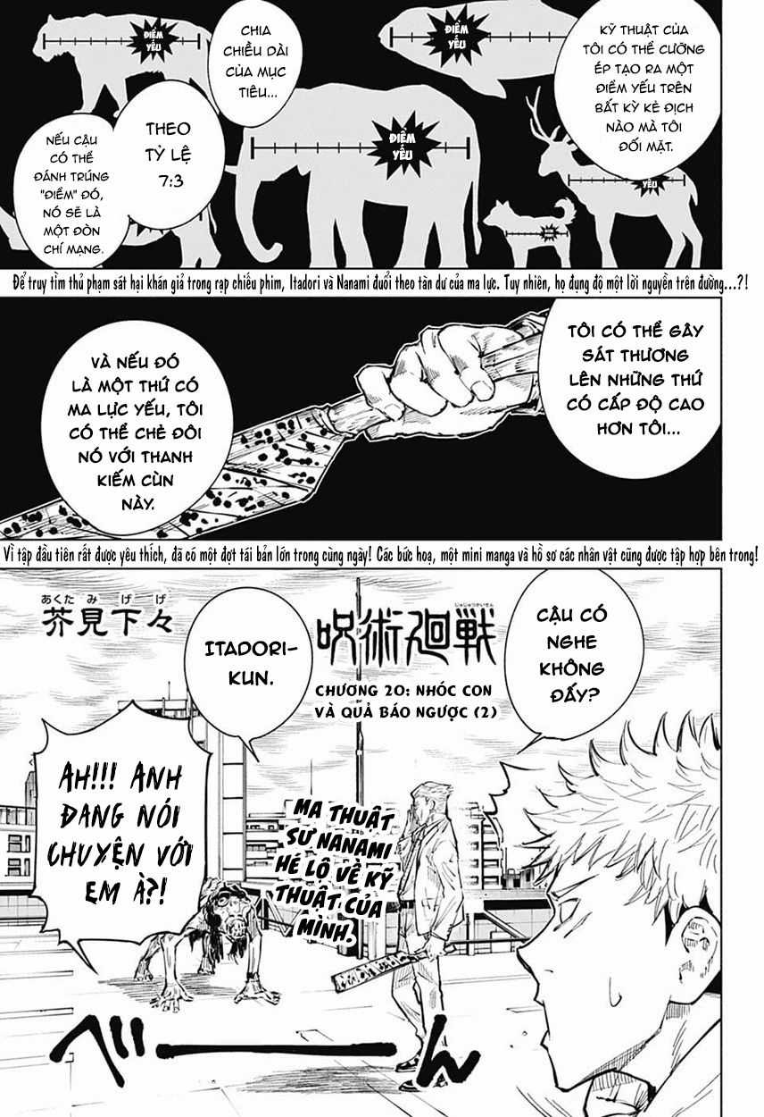 Jujutsu Kaisen - Chú Thuật Hồi Chiến Chapter 20 trang 2