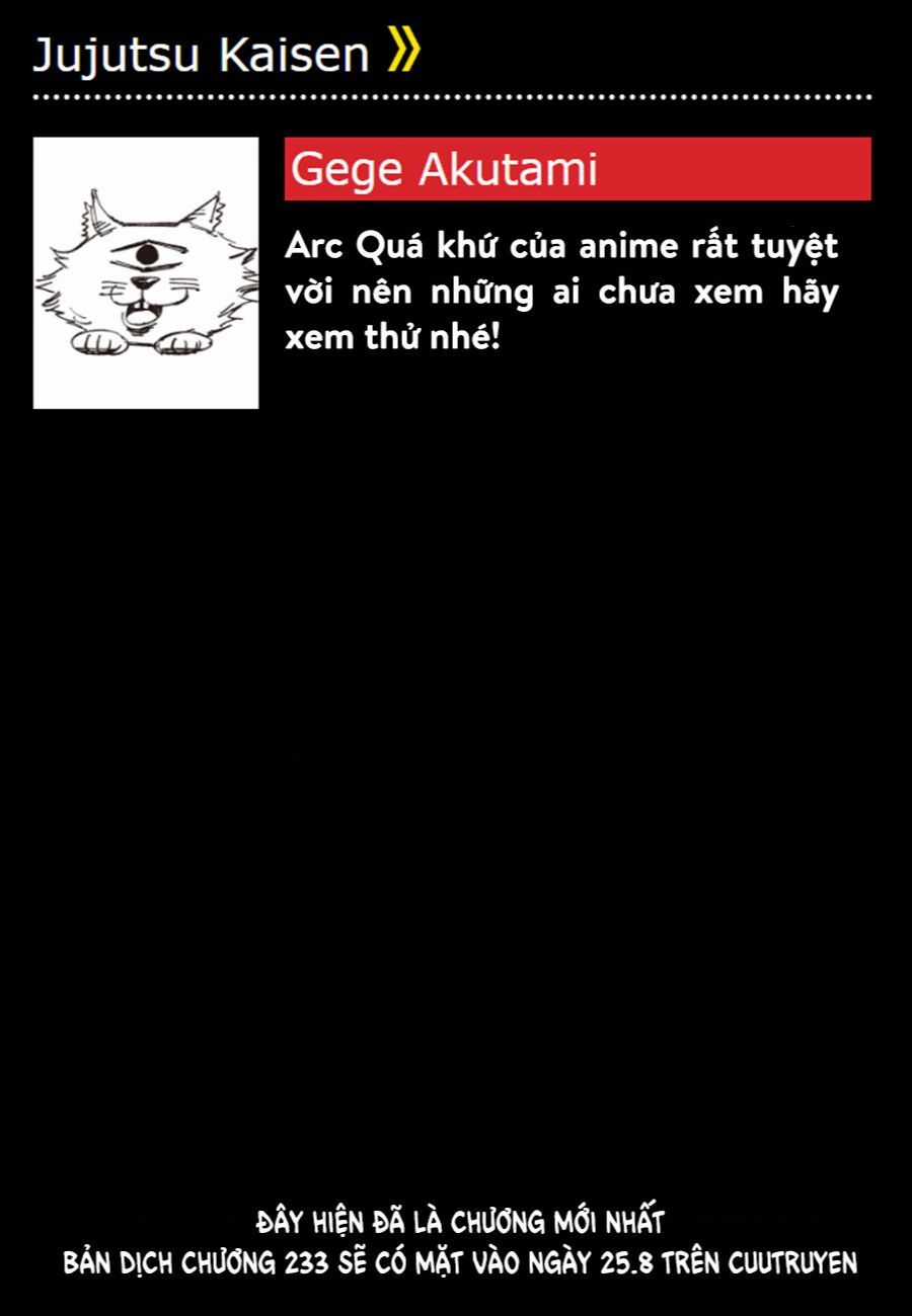 Jujutsu Kaisen - Chú Thuật Hồi Chiến Chapter 232 trang 20