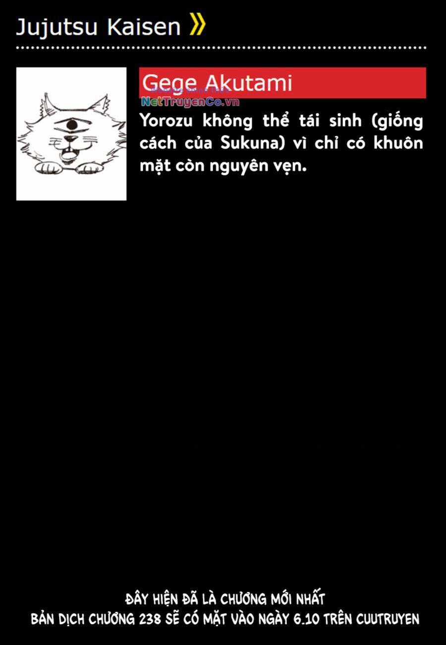 Jujutsu Kaisen - Chú Thuật Hồi Chiến Chapter 237 trang 21