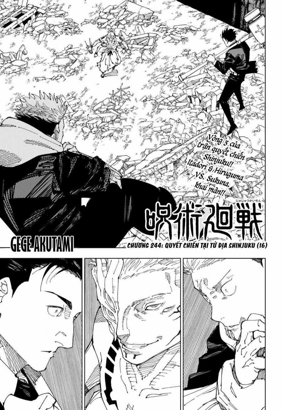 Jujutsu Kaisen - Chú Thuật Hồi Chiến Chapter 244 trang 2