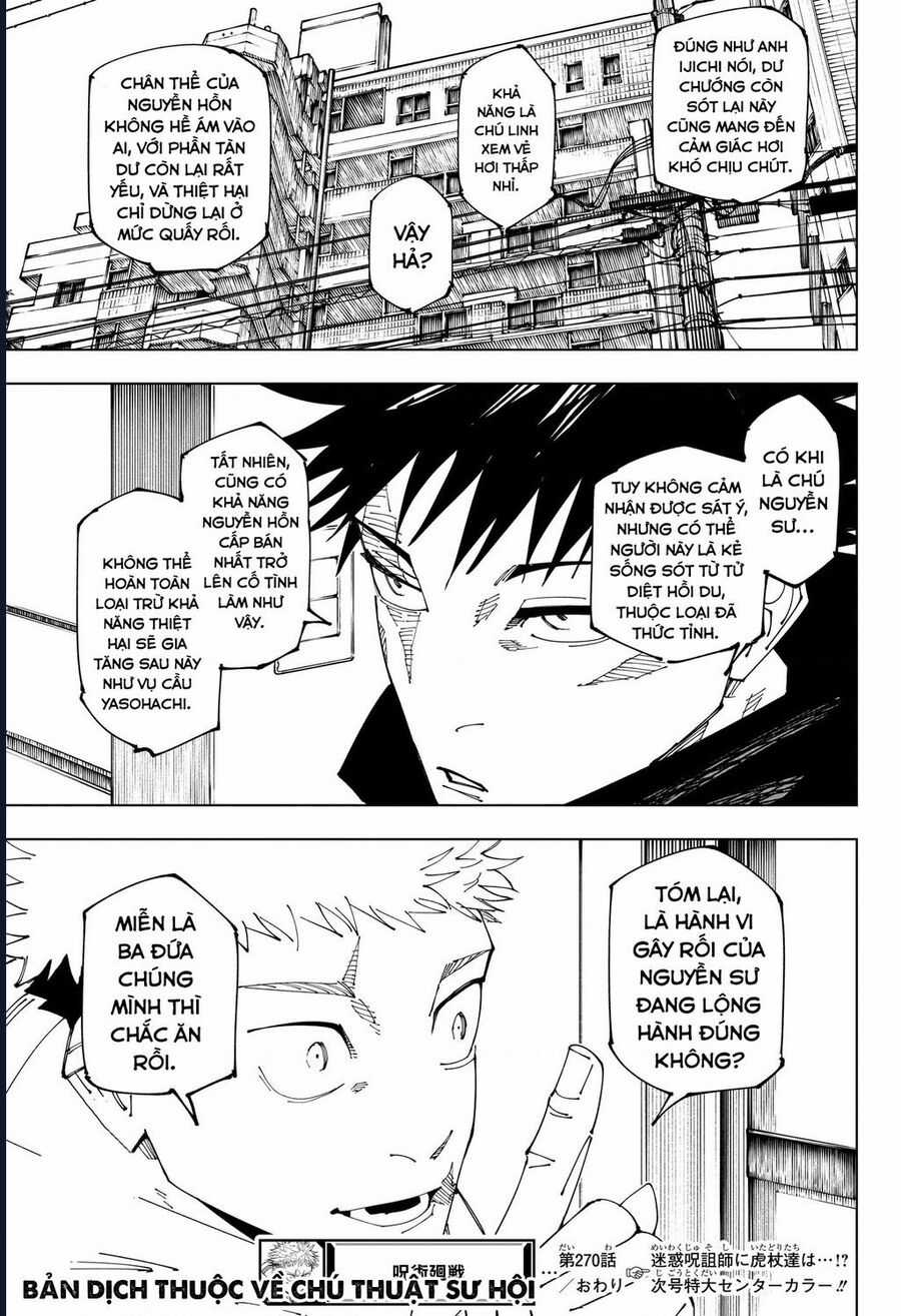 Jujutsu Kaisen - Chú Thuật Hồi Chiến Chapter 270 trang 20