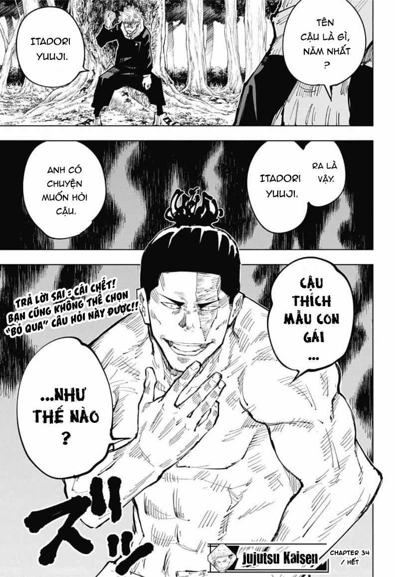 Jujutsu Kaisen - Chú Thuật Hồi Chiến Chapter 34 trang 18