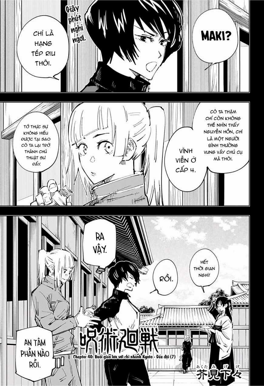 Jujutsu Kaisen - Chú Thuật Hồi Chiến Chapter 40 trang 2