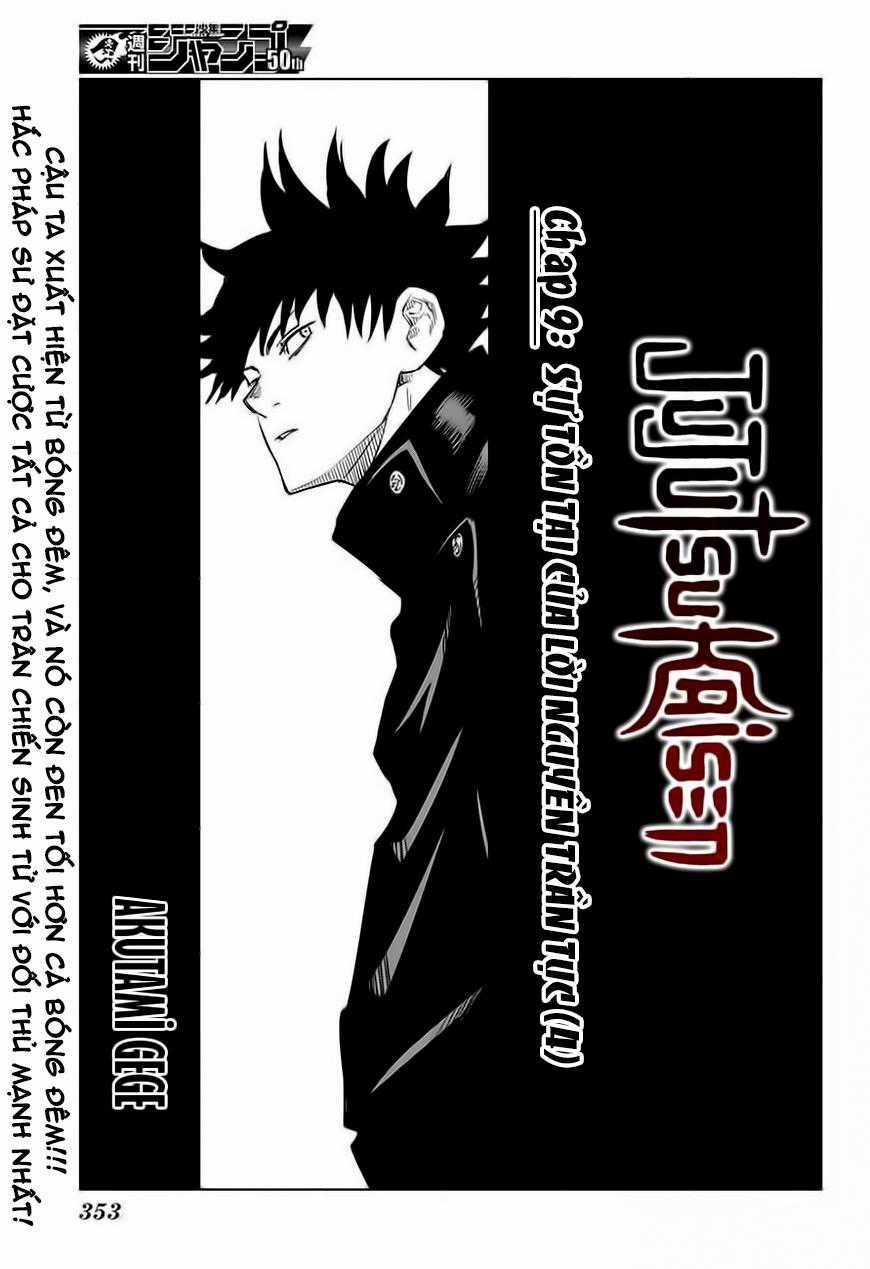 Jujutsu Kaisen - Chú Thuật Hồi Chiến Chapter 9 trang 3