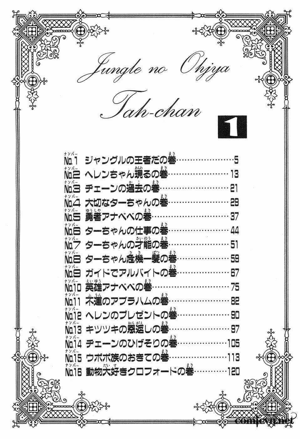 Jungle No Ouja Taa Chan Chapter 1 trang 4