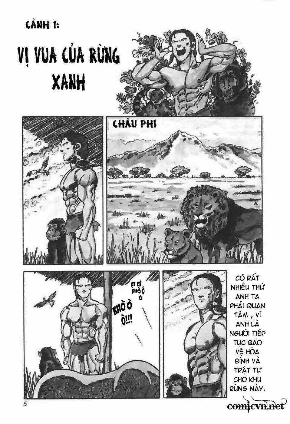 Jungle No Ouja Taa Chan Chapter 1 trang 5