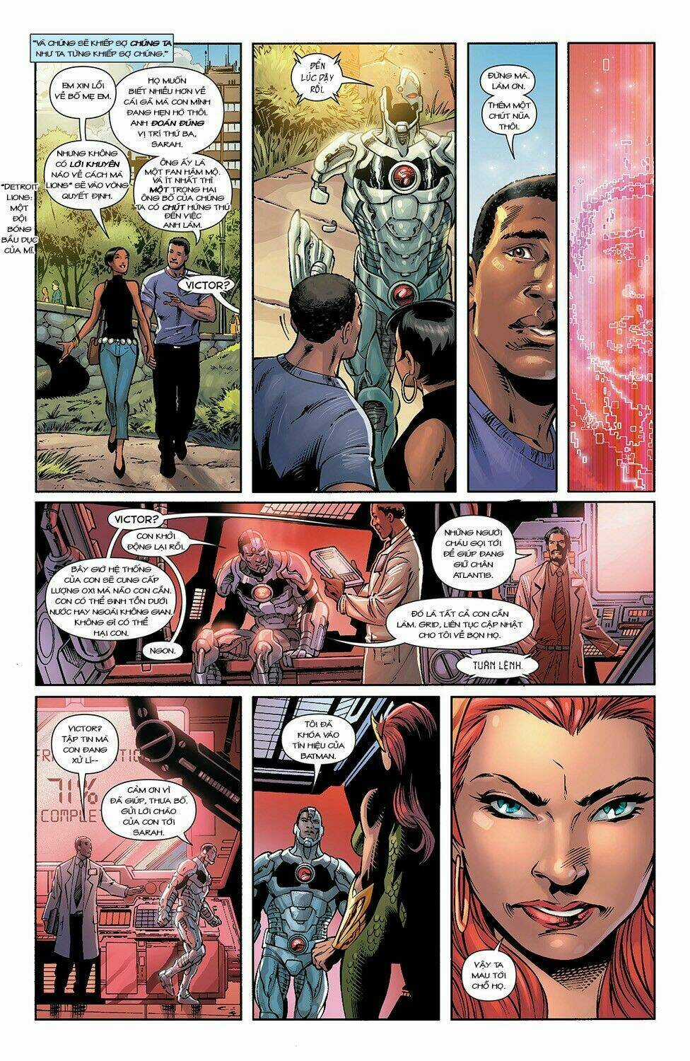 Justice League Chapter 16.1 trang 12