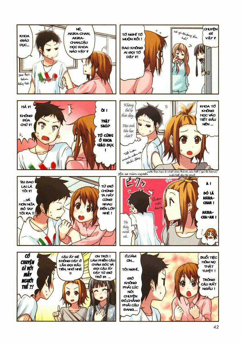 K-On! College + High School Chapter 3 trang 2