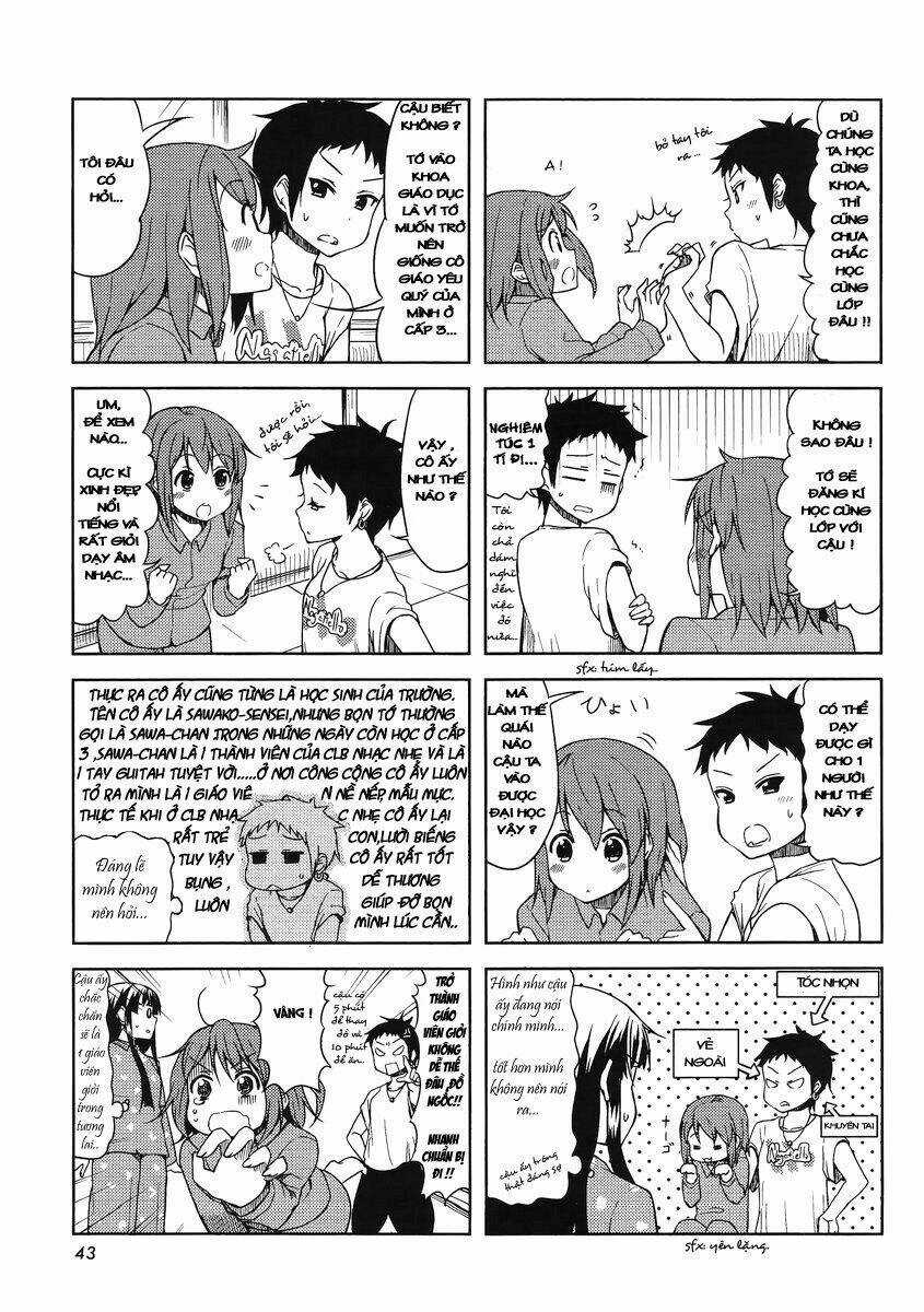 K-On! College + High School Chapter 3 trang 3