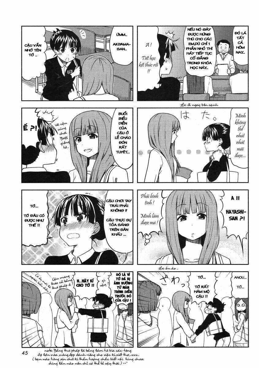 K-On! College + High School Chapter 3 trang 5