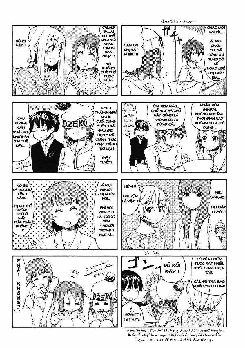 K-On! College + High School Chapter 3 trang 8