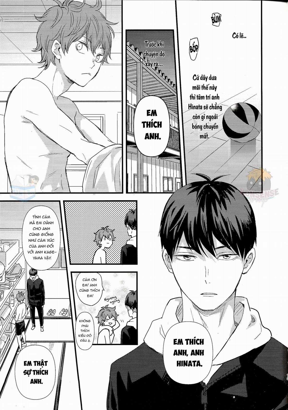 [KAGEHINA DOUJINSHI] - CÁ BƠI TRÊN TRỜI Chapter 2 trang 11