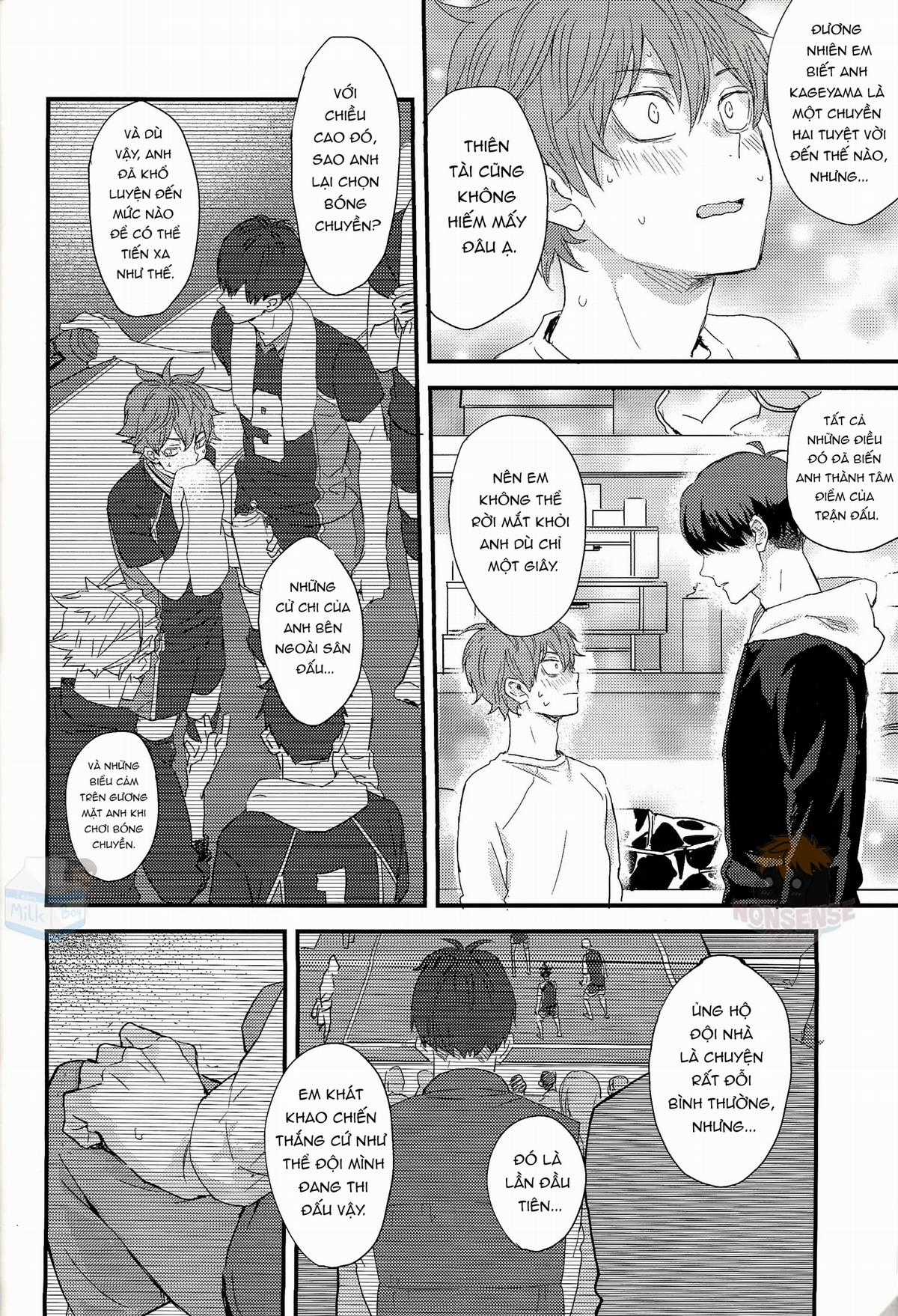 [KAGEHINA DOUJINSHI] - CÁ BƠI TRÊN TRỜI Chapter 2 trang 14