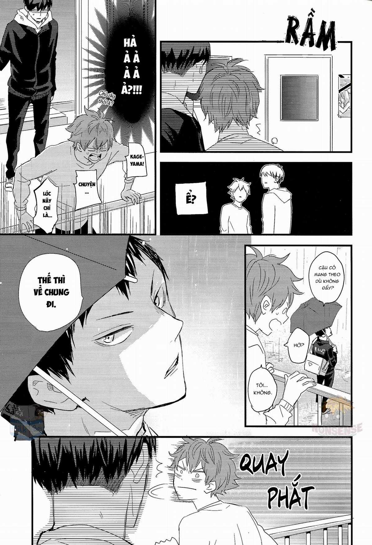 [KAGEHINA DOUJINSHI] - CÁ BƠI TRÊN TRỜI Chapter 2 trang 19