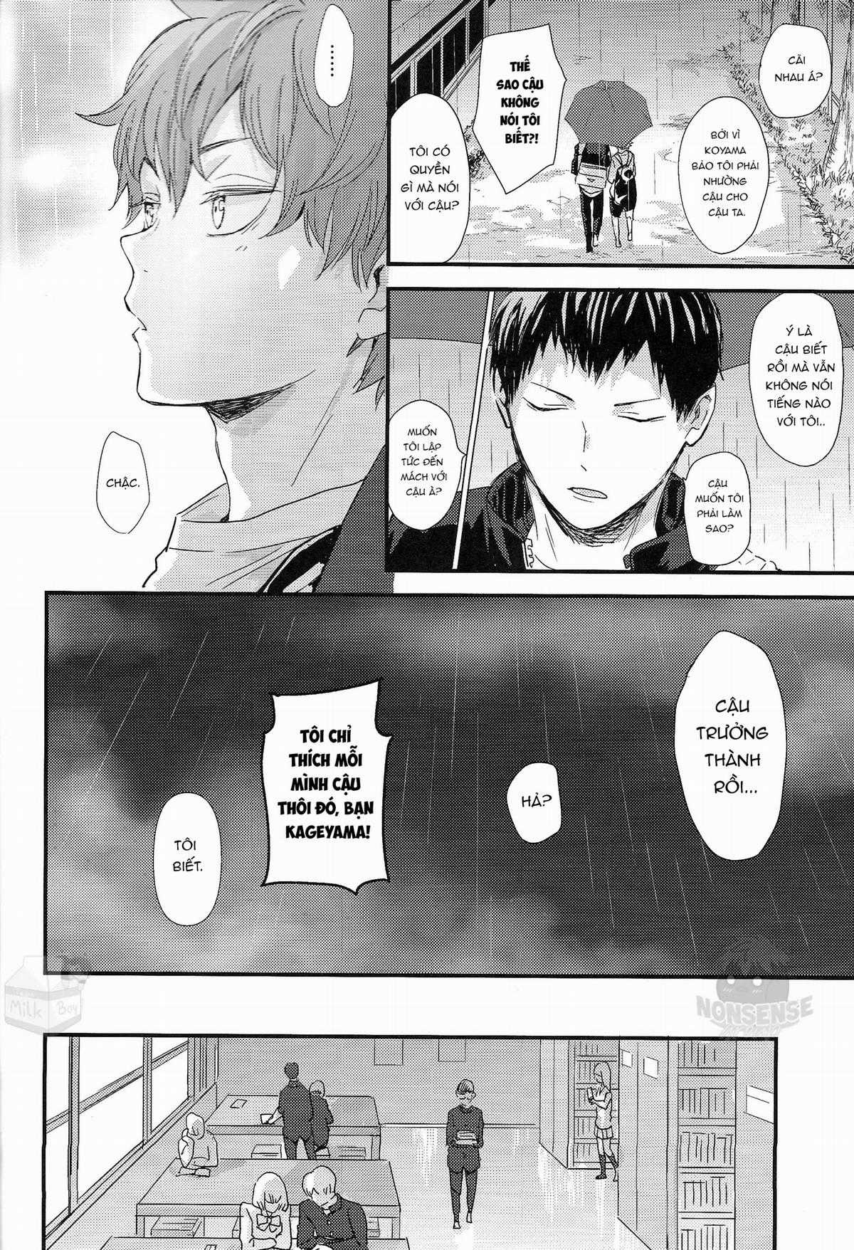 [KAGEHINA DOUJINSHI] - CÁ BƠI TRÊN TRỜI Chapter 2 trang 22