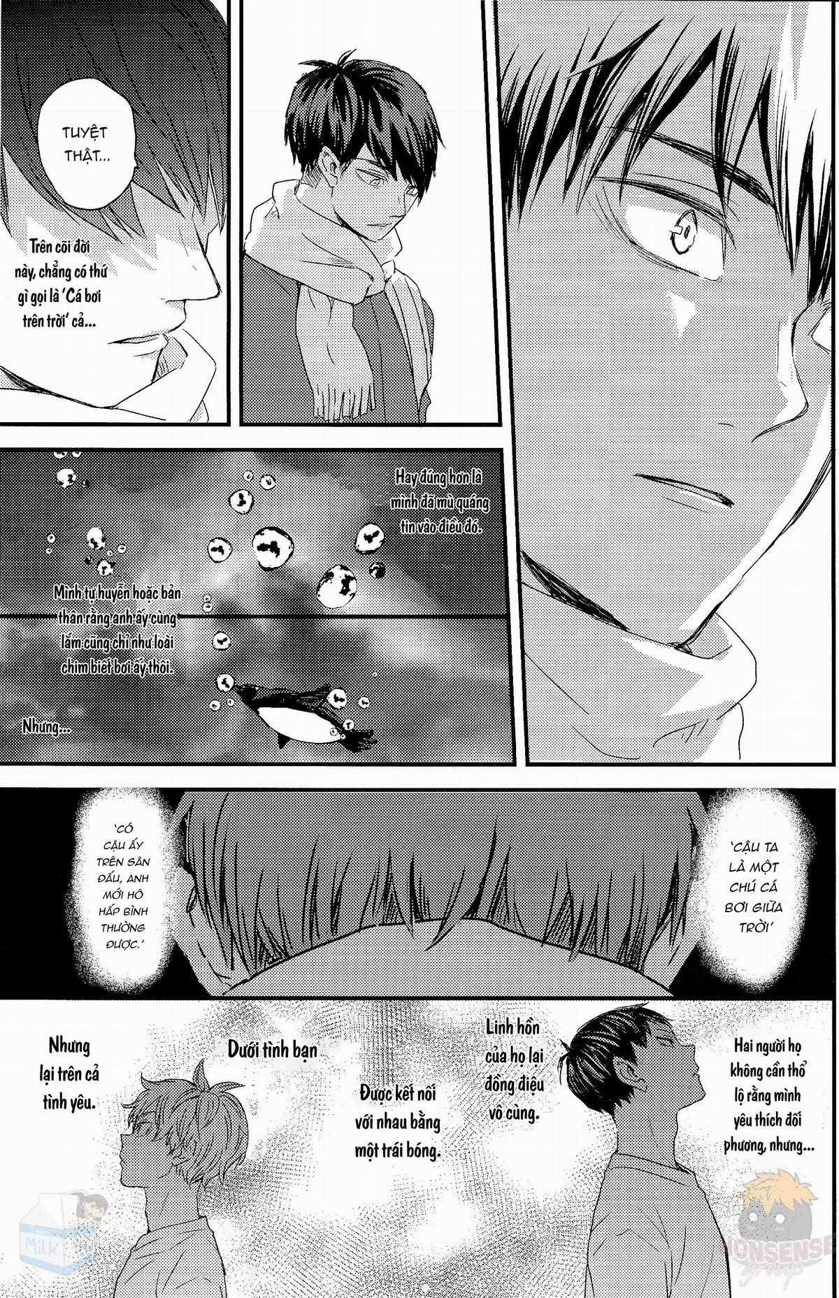 [KAGEHINA DOUJINSHI] - CÁ BƠI TRÊN TRỜI Chapter 2 trang 61