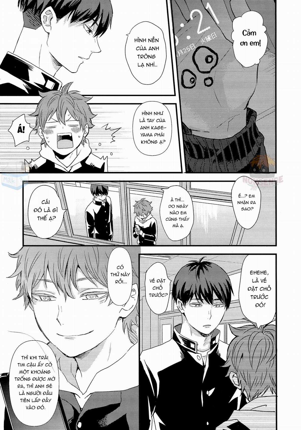 [KAGEHINA DOUJINSHI] - CÁ BƠI TRÊN TRỜI Chapter 2 trang 9