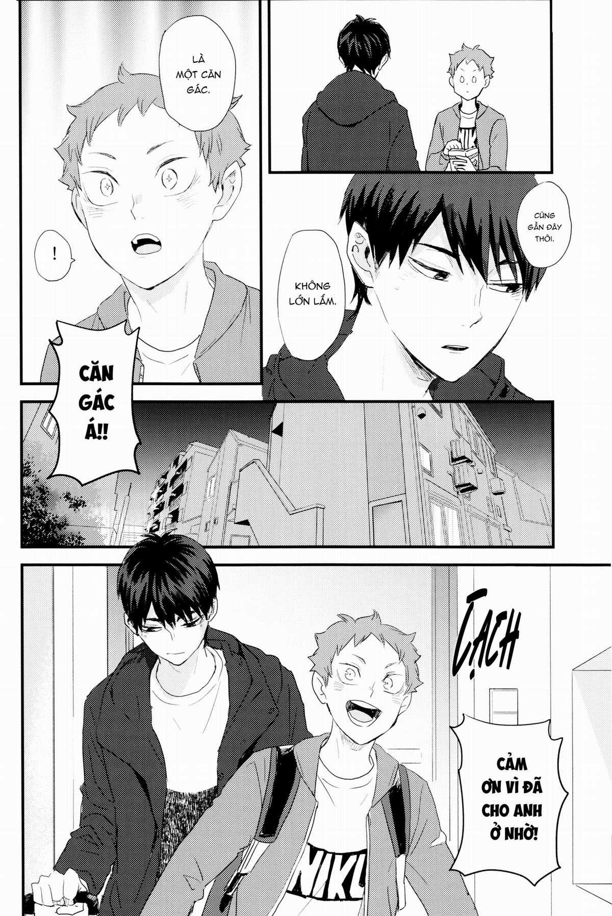 [KAGEHINA DOUJINSHI] - CÁ BƠI TRÊN TRỜI Chapter 3 trang 14