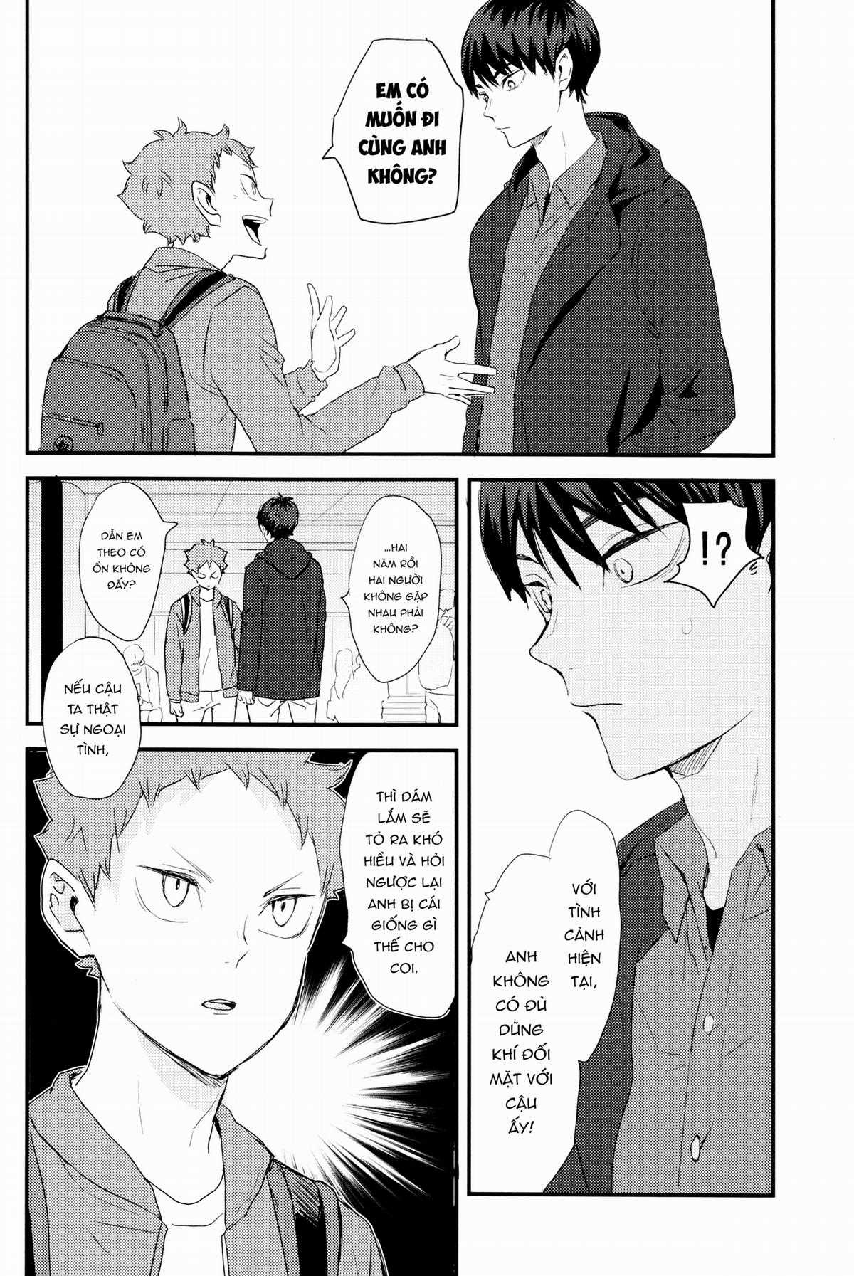 [KAGEHINA DOUJINSHI] - CÁ BƠI TRÊN TRỜI Chapter 3 trang 18