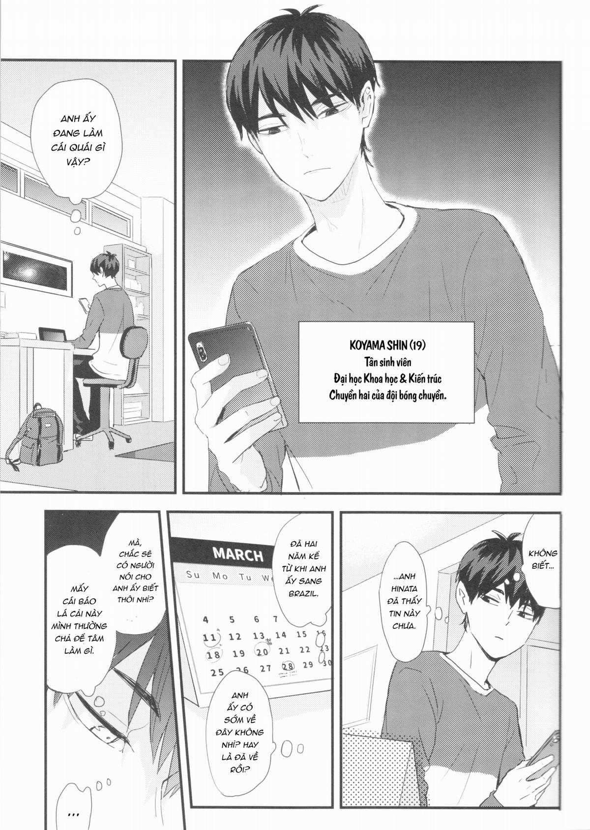 [KAGEHINA DOUJINSHI] - CÁ BƠI TRÊN TRỜI Chapter 3 trang 3