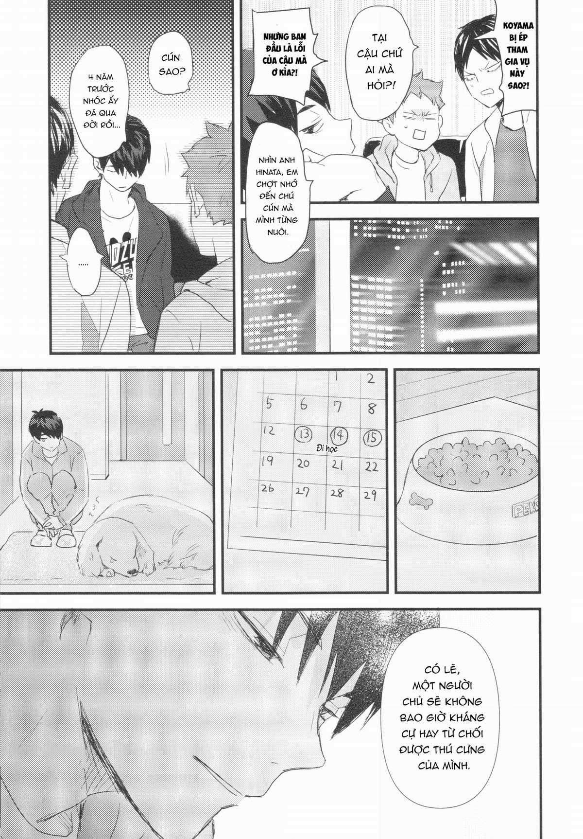 [KAGEHINA DOUJINSHI] - CÁ BƠI TRÊN TRỜI Chapter 4 trang 18