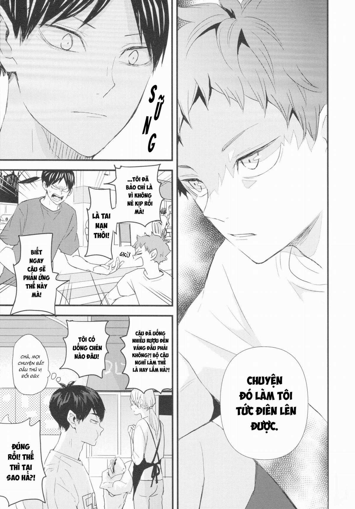 [KAGEHINA DOUJINSHI] - CÁ BƠI TRÊN TRỜI Chapter 4 trang 5