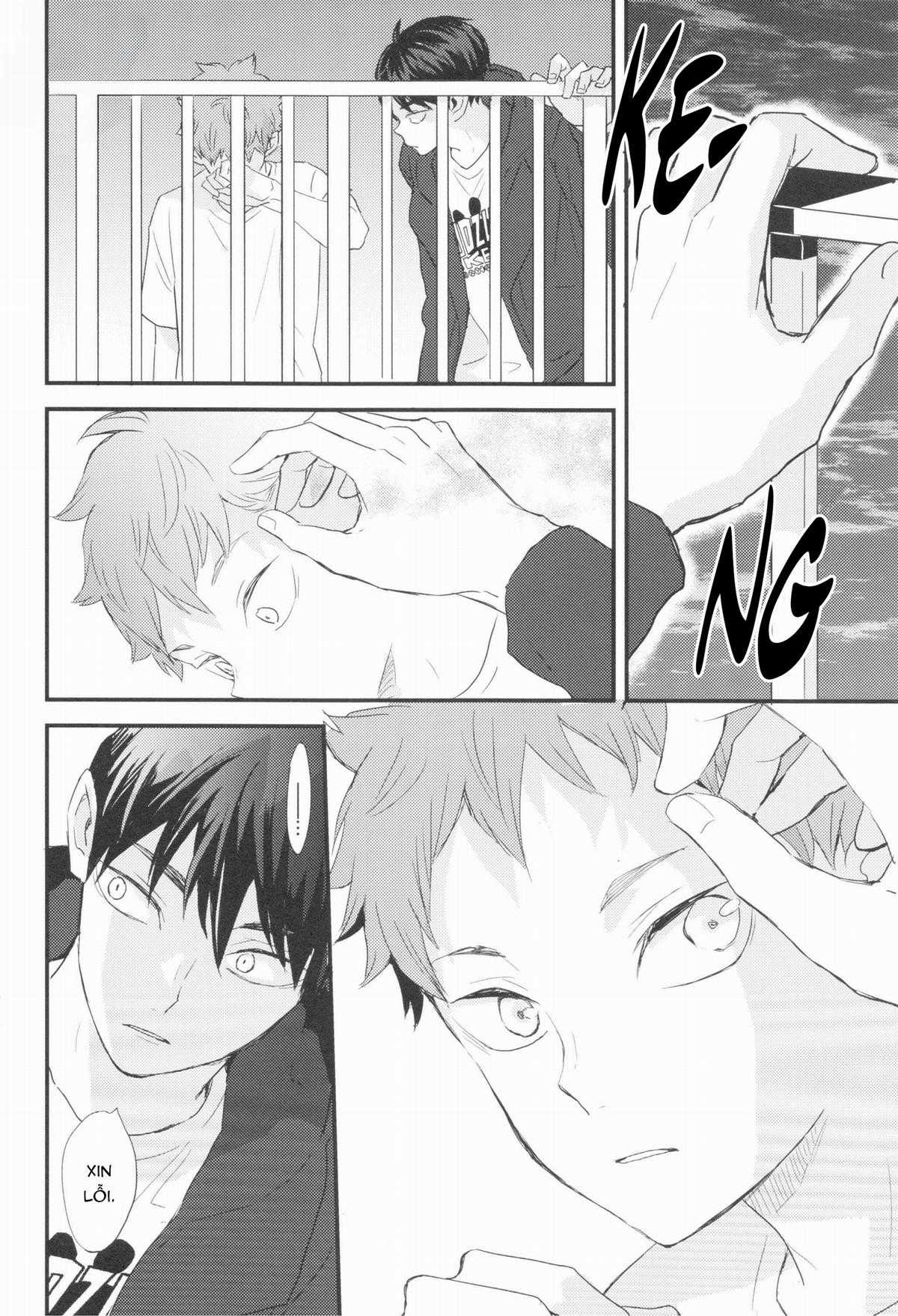 [KAGEHINA DOUJINSHI] - CÁ BƠI TRÊN TRỜI Chapter 4 trang 9