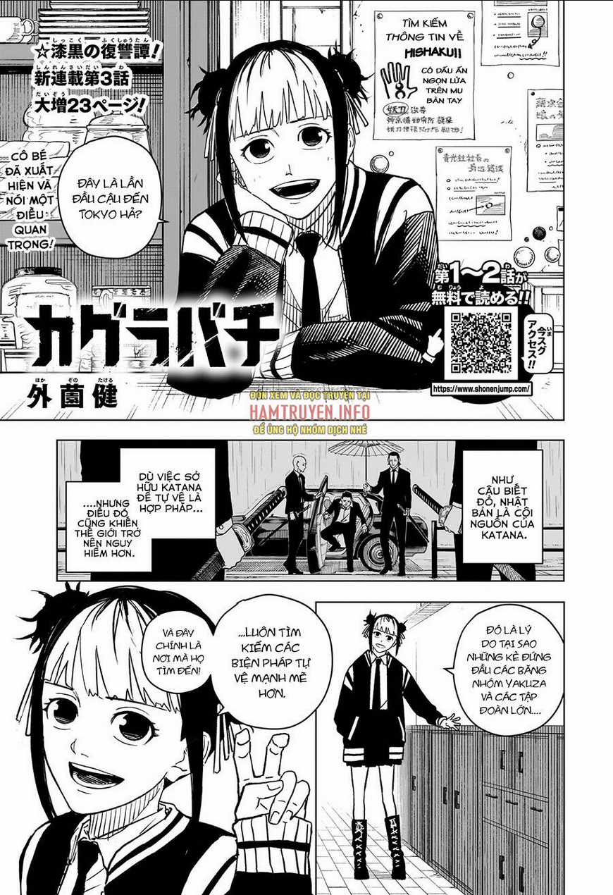 Kagura Bachi: Phép Thuật Và Katana Chapter 3 trang 2