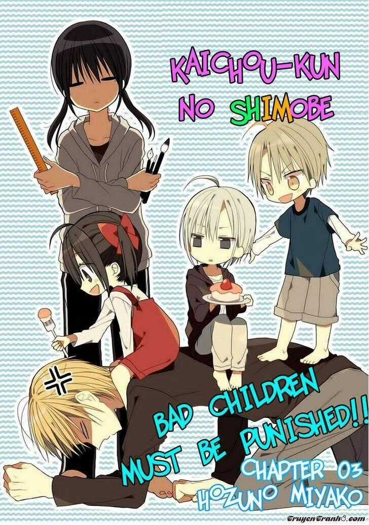 Kaichou-kun no Shimobe Chapter 3 trang 1