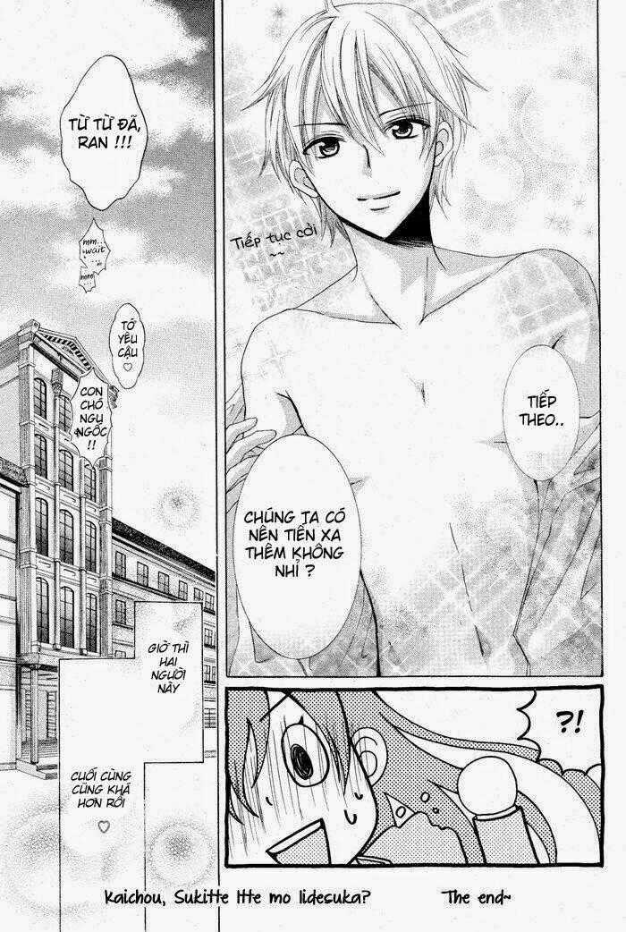 Kaichou, Suki tte Itte mo Ii desu ka? Chapter 4 trang 19