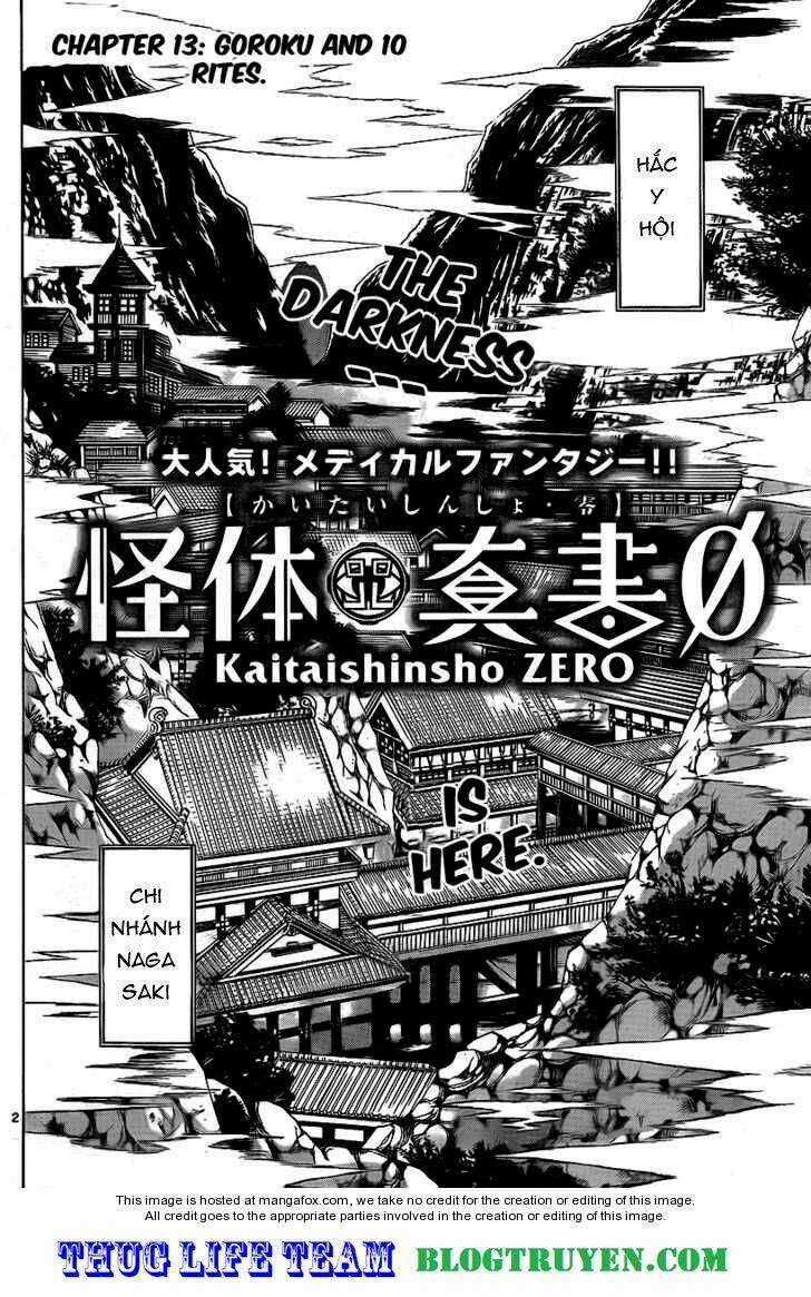 Kaitai Shinsho Zero Chapter 13 trang 4