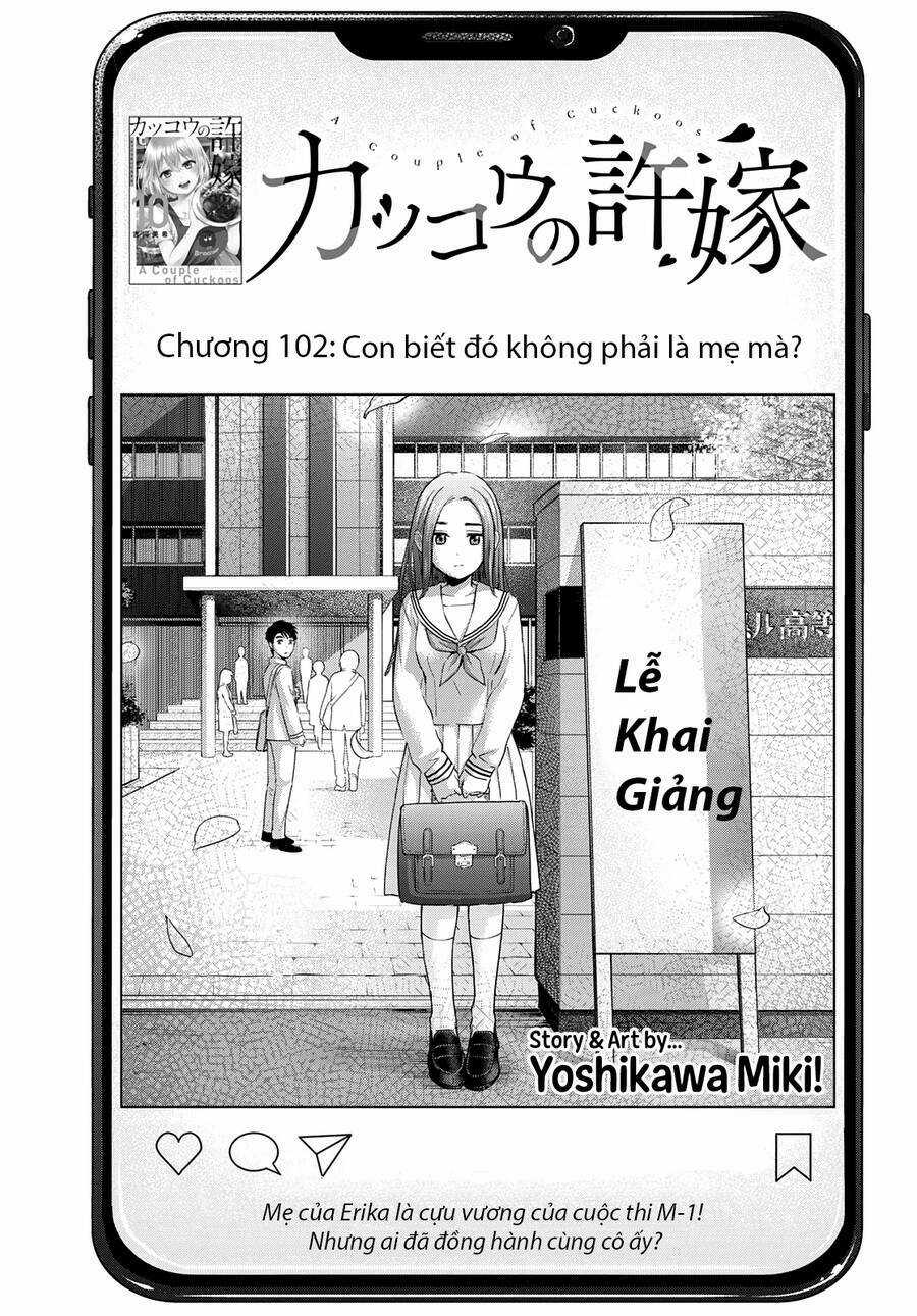 Kakkou No Iinazuke Chapter 102 trang 1