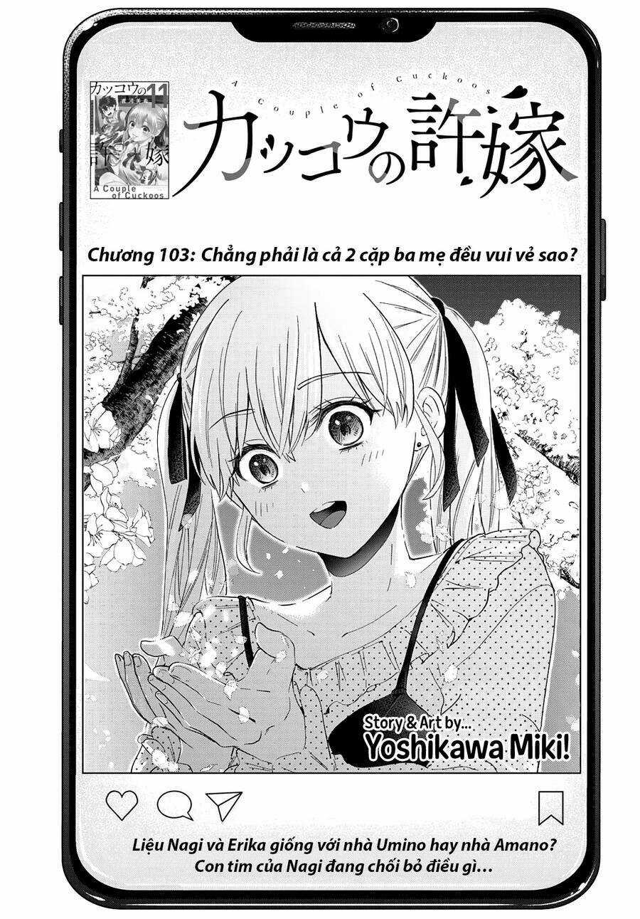 Kakkou No Iinazuke Chapter 103 trang 1