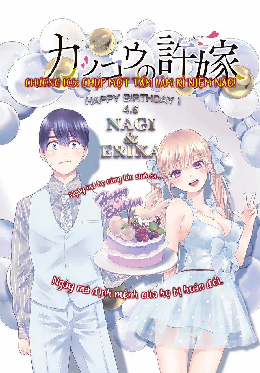 Kakkou No Iinazuke Chapter 105 trang 1