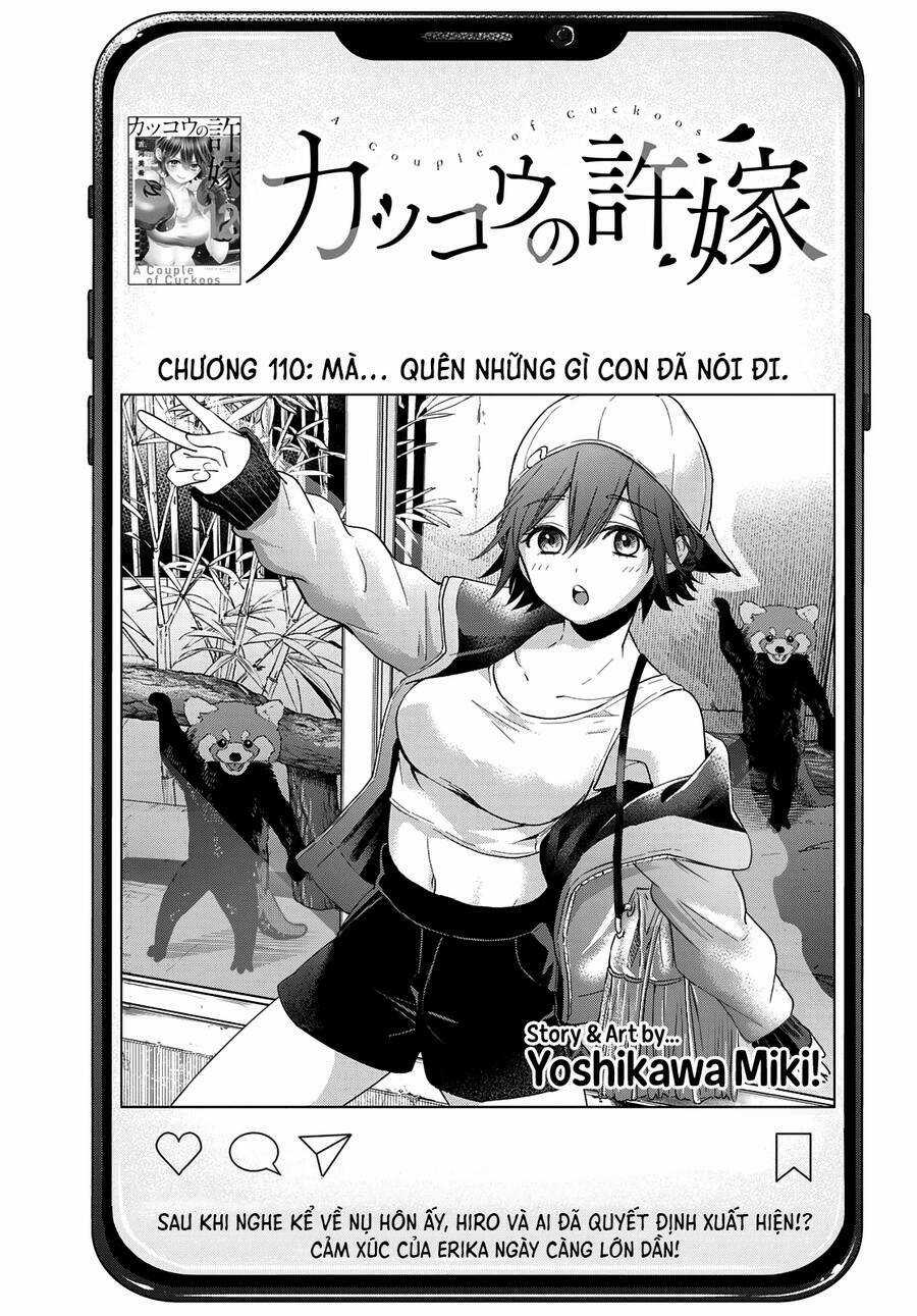 Kakkou No Iinazuke Chapter 110 trang 1
