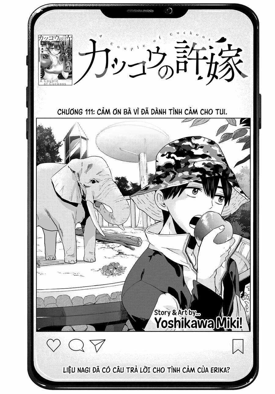 Kakkou No Iinazuke Chapter 111 trang 1
