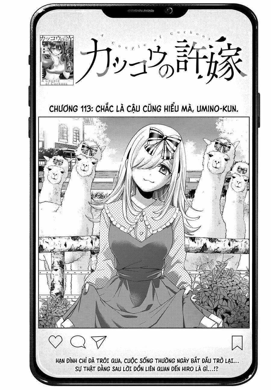 Kakkou No Iinazuke Chapter 113 trang 1