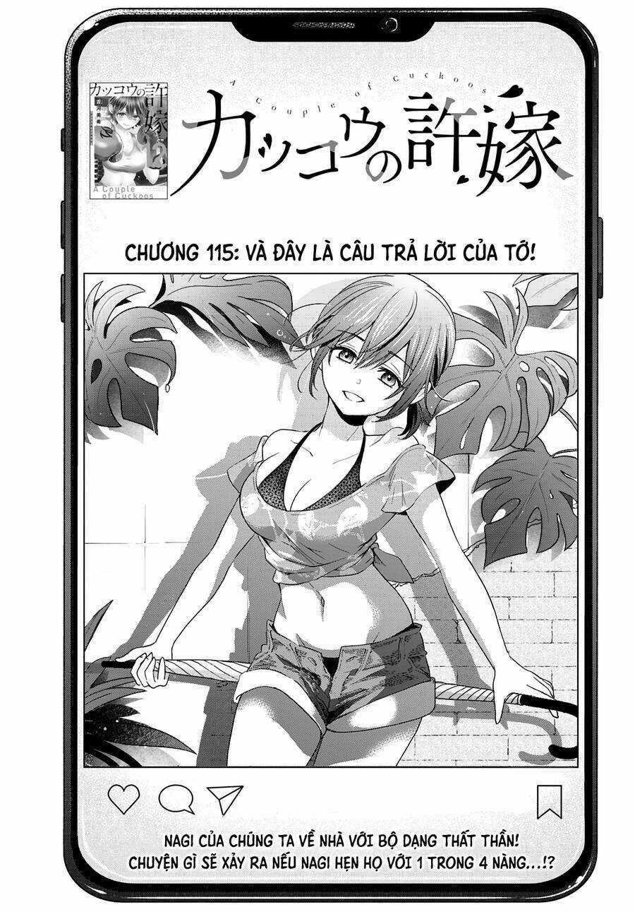 Kakkou No Iinazuke Chapter 115 trang 1