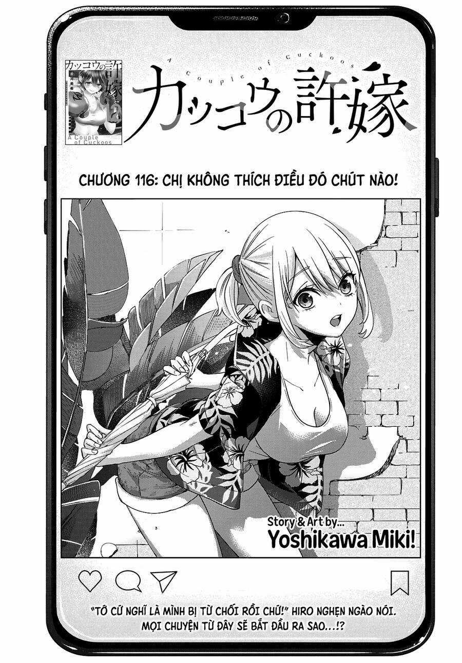 Kakkou No Iinazuke Chapter 116 trang 1